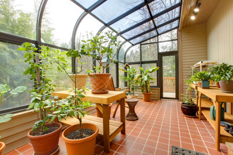 Sunroom with Landscaping